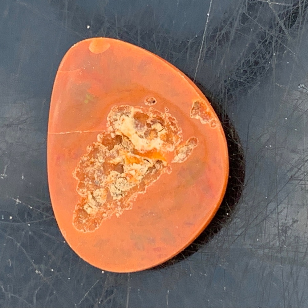 4.54 Ct Rare Natural Ethiopian Mezezo Shewa Chocolate Fire Opal - Picture 15 of 17